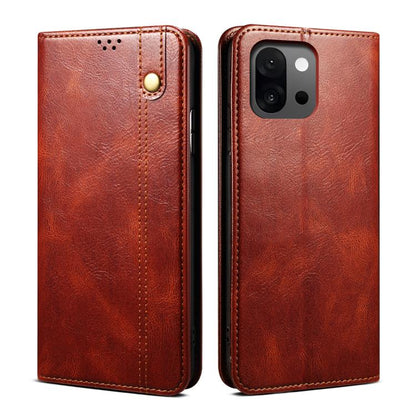 Oil Wax Crazy Horse Texture Leather Phone Case, For OnePlus 15R, For OnePlus 15, For OnePlus 13s 5G, For OnePlus 13T, For OnePlus 13, For OnePlus Nord 4