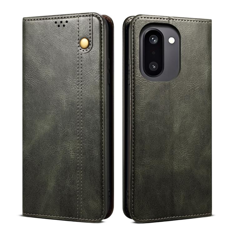 Oil Wax Crazy Horse Texture Leather Phone Case, For OnePlus 15R, For OnePlus 15, For OnePlus 13s 5G, For OnePlus 13T, For OnePlus 13, For OnePlus Nord 4