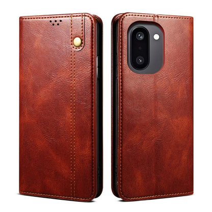 Oil Wax Crazy Horse Texture Leather Phone Case, For OnePlus 15R, For OnePlus 15, For OnePlus 13s 5G, For OnePlus 13T, For OnePlus 13, For OnePlus Nord 4