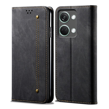 Denim Texture Flip Leather Phone Case, For OnePlus Ace 2V / Nord 3