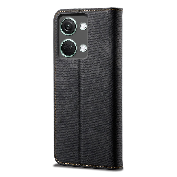 Denim Texture Flip Leather Phone Case, For OnePlus Ace 2V / Nord 3
