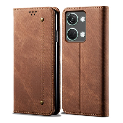 Denim Texture Flip Leather Phone Case, For OnePlus Ace 2V / Nord 3
