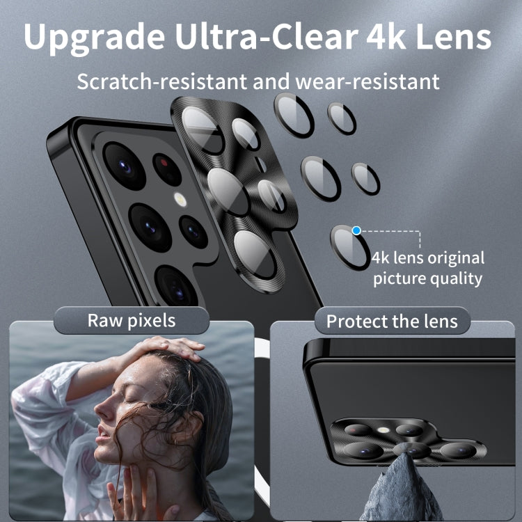 MagSafe Magnetic Frosted Metal Phone Case, For Samsung Galaxy S24 Ultra 5G, For Samsung Galaxy S24+ 5G, For Samsung Galaxy S24 5G, For Samsung Galaxy S23 FE 5G