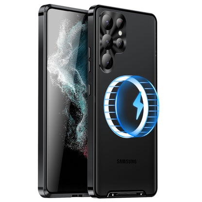 MagSafe Magnetic Frosted Metal Phone Case, For Samsung Galaxy S24 Ultra 5G, For Samsung Galaxy S24+ 5G, For Samsung Galaxy S24 5G, For Samsung Galaxy S23 FE 5G
