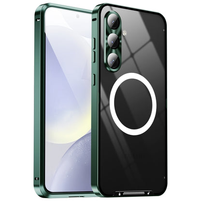 MagSafe Magnetic Frosted Metal Phone Case, For Samsung Galaxy S26 Ultra 5G, For Samsung Galaxy S25 5G, For Samsung Galaxy S25+ 5G, For Samsung Galaxy S25 Ultra 5G, For Samsung Galaxy S24 FE 5G, For Samsung Galaxy S24 Ultra 5G, For Samsung Galaxy S24+ 5G