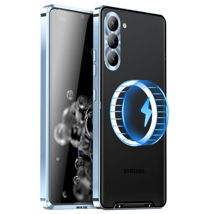 MagSafe Magnetic Frosted Metal Phone Case, For Samsung Galaxy S26 Ultra 5G, For Samsung Galaxy S25 5G, For Samsung Galaxy S25+ 5G, For Samsung Galaxy S25 Ultra 5G, For Samsung Galaxy S24 FE 5G, For Samsung Galaxy S24 Ultra 5G, For Samsung Galaxy S24+ 5G