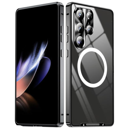 MagSafe Magnetic Frosted Metal Phone Case, For Samsung Galaxy S26 Ultra 5G, For Samsung Galaxy S25 5G, For Samsung Galaxy S25+ 5G, For Samsung Galaxy S25 Ultra 5G, For Samsung Galaxy S24 FE 5G, For Samsung Galaxy S24 Ultra 5G, For Samsung Galaxy S24+ 5G