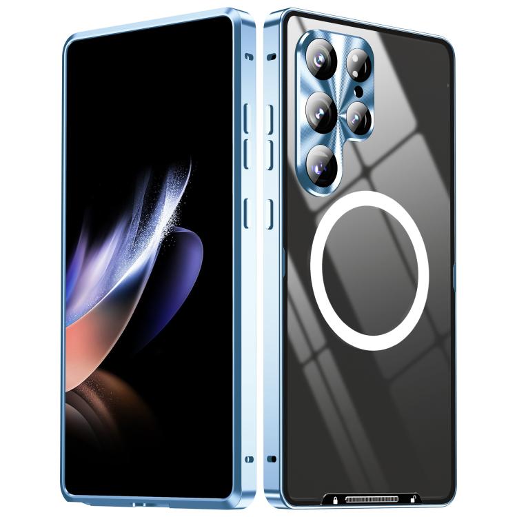 MagSafe Magnetic Frosted Metal Phone Case, For Samsung Galaxy S26 Ultra 5G, For Samsung Galaxy S25 5G, For Samsung Galaxy S25+ 5G, For Samsung Galaxy S25 Ultra 5G, For Samsung Galaxy S24 FE 5G, For Samsung Galaxy S24 Ultra 5G, For Samsung Galaxy S24+ 5G