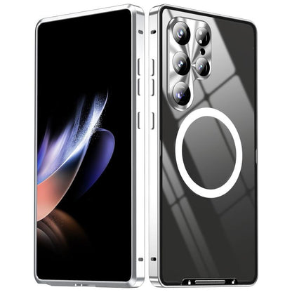 MagSafe Magnetic Frosted Metal Phone Case, For Samsung Galaxy S26 Ultra 5G, For Samsung Galaxy S25 5G, For Samsung Galaxy S25+ 5G, For Samsung Galaxy S25 Ultra 5G, For Samsung Galaxy S24 FE 5G, For Samsung Galaxy S24 Ultra 5G, For Samsung Galaxy S24+ 5G
