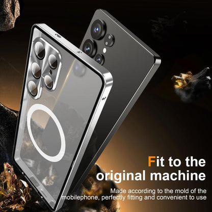 MagSafe Magnetic Frosted Metal Phone Case, For Samsung Galaxy S26 Ultra 5G, For Samsung Galaxy S25 5G, For Samsung Galaxy S25+ 5G, For Samsung Galaxy S25 Ultra 5G, For Samsung Galaxy S24 FE 5G
