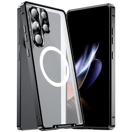 MagSafe Magnetic Frosted Metal Phone Case, For Samsung Galaxy S26 Ultra 5G, For Samsung Galaxy S25 5G, For Samsung Galaxy S25+ 5G, For Samsung Galaxy S25 Ultra 5G, For Samsung Galaxy S24 FE 5G