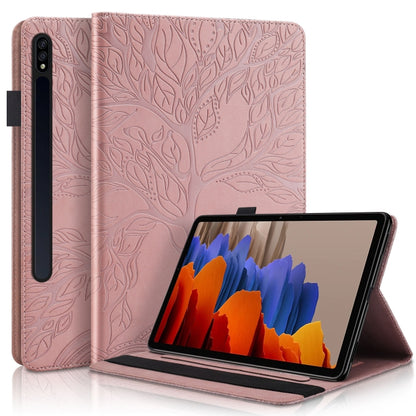 Life Tree Series Horizontal Flip Leather Tablet Case, For Samsung Galaxy Tab S9 / S9 FE, For Samsung Galaxy Tab S9 Ultra, For Samsung Galaxy Tab S8 / S7