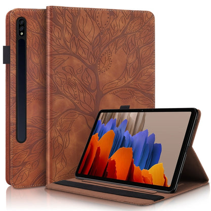 Life Tree Series Horizontal Flip Leather Tablet Case, For Samsung Galaxy Tab S9 / S9 FE, For Samsung Galaxy Tab S9 Ultra, For Samsung Galaxy Tab S8 / S7