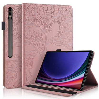 Life Tree Series Horizontal Flip Leather Tablet Case, For Samsung Galaxy Tab S9 / S9 FE, For Samsung Galaxy Tab S9 Ultra, For Samsung Galaxy Tab S8 / S7