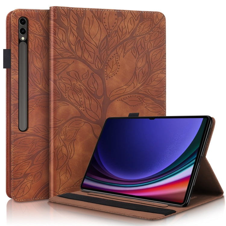 Life Tree Series Horizontal Flip Leather Tablet Case, For Samsung Galaxy Tab S9 / S9 FE, For Samsung Galaxy Tab S9 Ultra, For Samsung Galaxy Tab S8 / S7