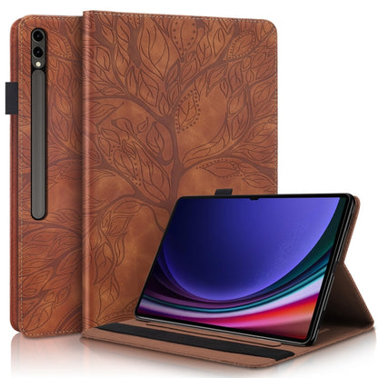 Life Tree Series Horizontal Flip Leather Tablet Case, For Samsung Galaxy Tab S9 / S9 FE, For Samsung Galaxy Tab S9 Ultra, For Samsung Galaxy Tab S8 / S7
