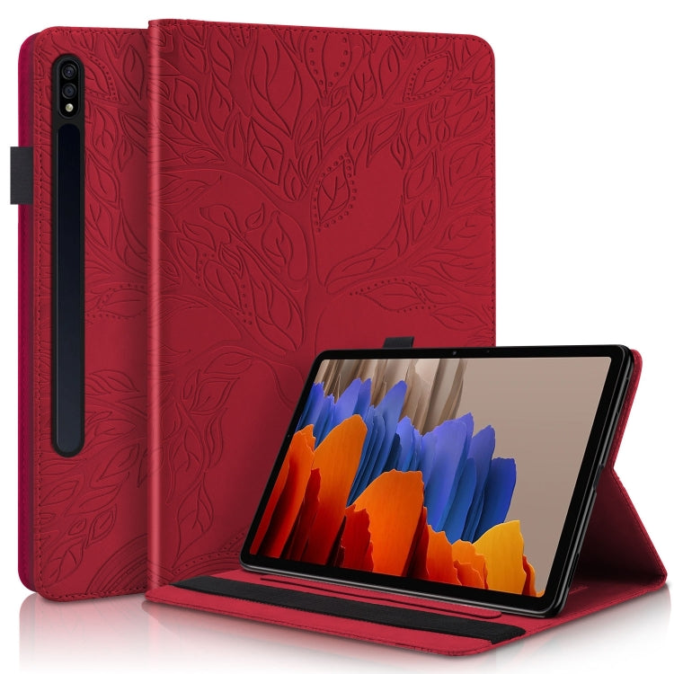 Life Tree Series Horizontal Flip Leather Tablet Case, For Samsung Galaxy Tab S9 / S9 FE, For Samsung Galaxy Tab S9 Ultra, For Samsung Galaxy Tab S8 / S7