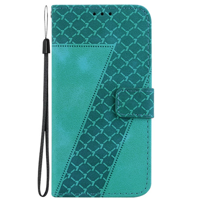 Seven-shaped Embossed Leather Phone Case, For OPPO A74 4G/F19 4G, For OPPO Find X3 Neo/Reno5 Pro+ 5G