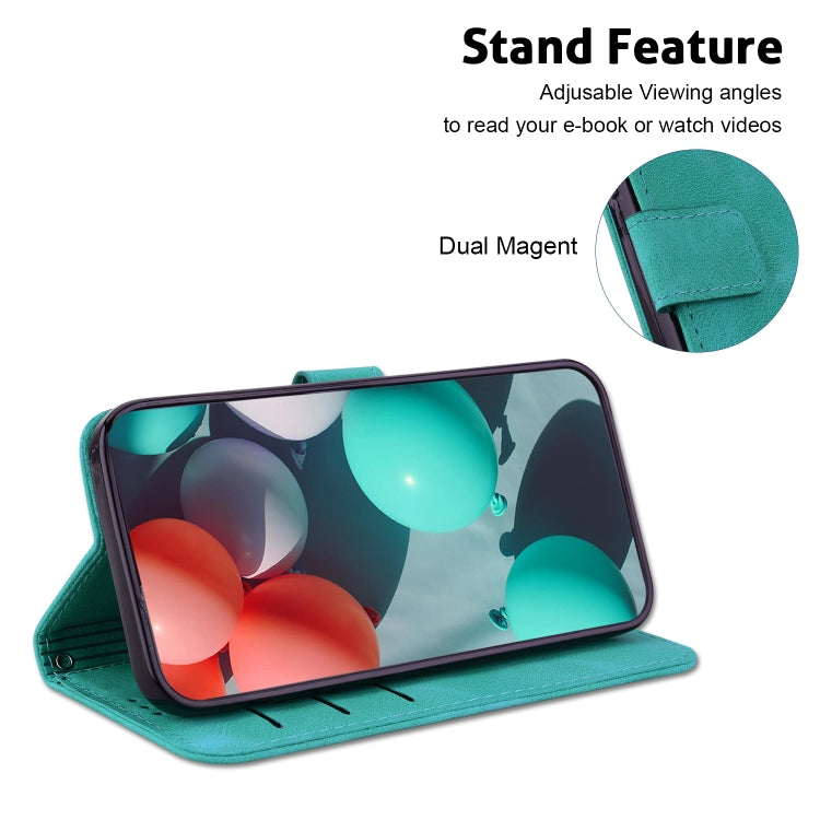 Seven-shaped Embossed Leather Phone Case, For OPPO A74 4G/F19 4G, For OPPO Find X3 Neo/Reno5 Pro+ 5G