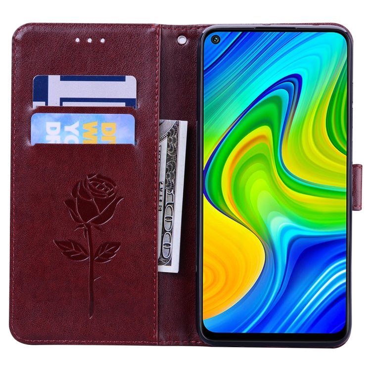 Rose Embossed Horizontal Flip PU Leather Case with Holder & Card Slots & Wallet, For Xiaomi Redmi Note 9, For Huawei Honor 9S, For Huawei Y7P / Honor 9C, For Huawei Honor 9A