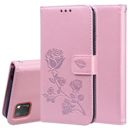 Rose Embossed Horizontal Flip PU Leather Case with Holder & Card Slots & Wallet, For Xiaomi Redmi Note 9, For Huawei Honor 9S, For Huawei Y7P / Honor 9C, For Huawei Honor 9A