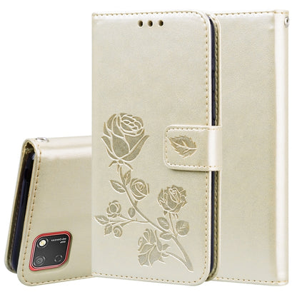 Rose Embossed Horizontal Flip PU Leather Case with Holder & Card Slots & Wallet, For Xiaomi Redmi Note 9, For Huawei Honor 9S, For Huawei Y7P / Honor 9C, For Huawei Honor 9A