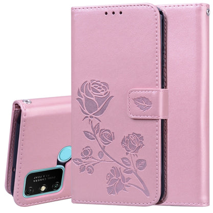 Rose Embossed Horizontal Flip PU Leather Case with Holder & Card Slots & Wallet, For Xiaomi Redmi Note 9, For Huawei Honor 9S, For Huawei Y7P / Honor 9C, For Huawei Honor 9A