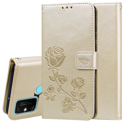 Rose Embossed Horizontal Flip PU Leather Case with Holder & Card Slots & Wallet, For Xiaomi Redmi Note 9, For Huawei Honor 9S, For Huawei Y7P / Honor 9C, For Huawei Honor 9A