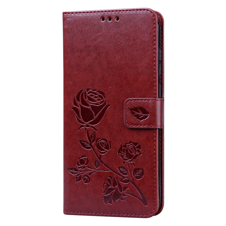 Rose Embossed Horizontal Flip PU Leather Case with Holder & Card Slots & Wallet, For Samsung Galaxy A11, For Samsung Galaxy A31, For Samsung Galaxy A41, For Samsung Galaxy M30s / M21