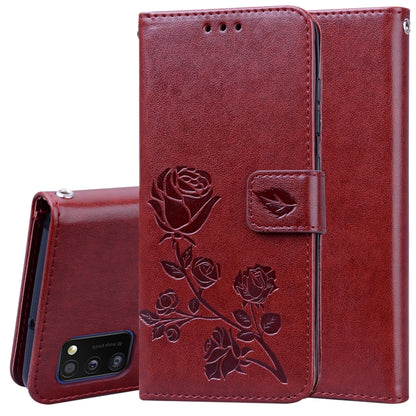 Rose Embossed Horizontal Flip PU Leather Case with Holder & Card Slots & Wallet, For Samsung Galaxy A11, For Samsung Galaxy A31, For Samsung Galaxy A41, For Samsung Galaxy M30s / M21