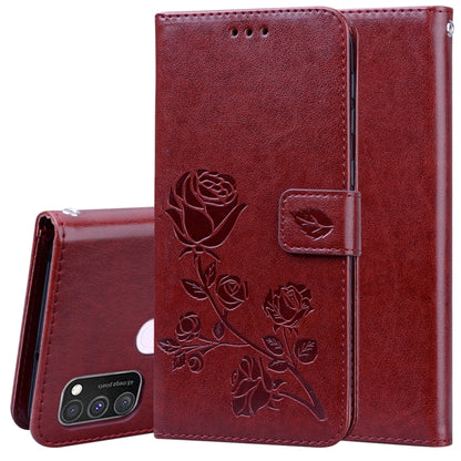 Rose Embossed Horizontal Flip PU Leather Case with Holder & Card Slots & Wallet, For Samsung Galaxy A11, For Samsung Galaxy A31, For Samsung Galaxy A41, For Samsung Galaxy M30s / M21
