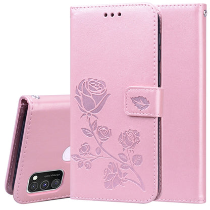 Rose Embossed Horizontal Flip PU Leather Case with Holder & Card Slots & Wallet, For Samsung Galaxy A11, For Samsung Galaxy A31, For Samsung Galaxy A41, For Samsung Galaxy M30s / M21
