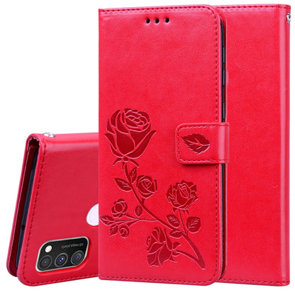 Rose Embossed Horizontal Flip PU Leather Case with Holder & Card Slots & Wallet, For Samsung Galaxy A11, For Samsung Galaxy A31, For Samsung Galaxy A41, For Samsung Galaxy M30s / M21