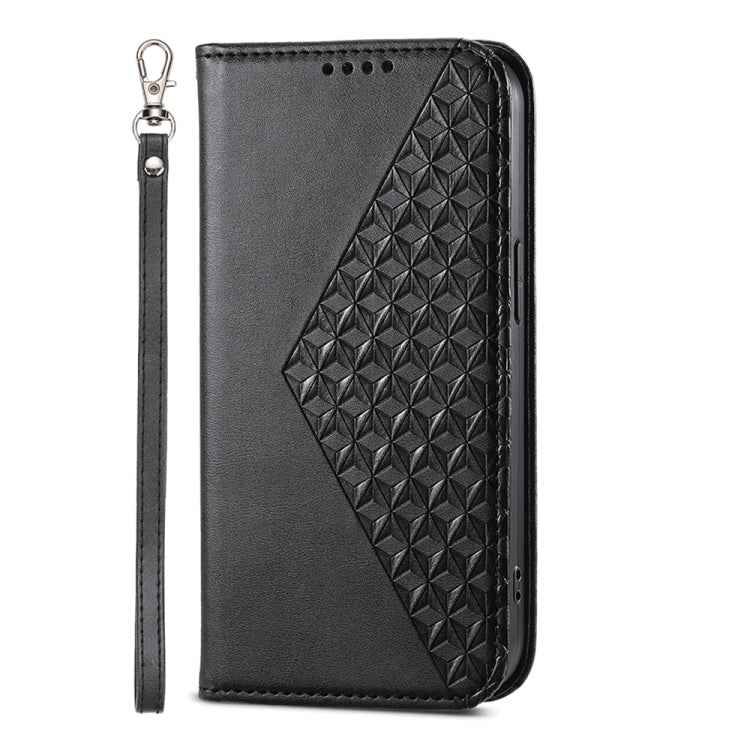 Cubic Grid Calf Texture Magnetic Leather Phone Case, For OPPO A58 4G, For OPPO Reno10 Global / Reno10 Pro Global, For OPPO A79 5G