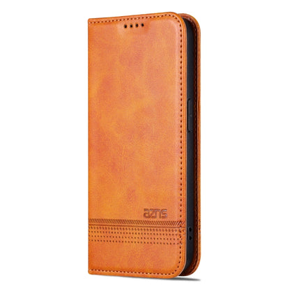 AZNS Magnetic Calf Texture Flip Leather Phone Case, For iPhone 16 Pro, For iPhone 16 Plus, For iPhone 16, For iPhone 15 Pro Max