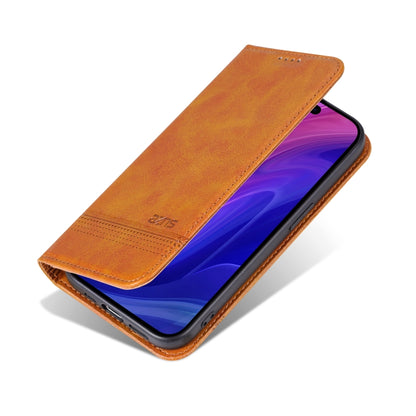 AZNS Magnetic Calf Texture Flip Leather Phone Case, For iPhone 16 Pro, For iPhone 16 Plus, For iPhone 16, For iPhone 15 Pro Max