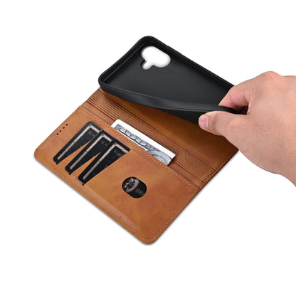 AZNS Magnetic Calf Texture Flip Leather Phone Case, For iPhone 16, For iPhone 15 Pro Max, For iPhone 15 Pro