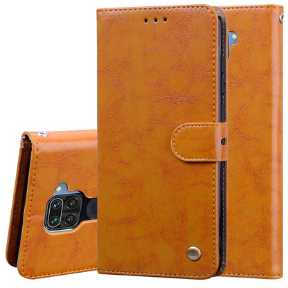 Business Style Oil Wax Texture Horizontal Flip Leather Case with Holder & Card Slots & Wallet, For Samsung Galaxy A41, For Xiaomi Redmi Note 9