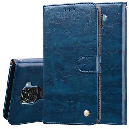 Business Style Oil Wax Texture Horizontal Flip Leather Case with Holder & Card Slots & Wallet, For Samsung Galaxy A41, For Xiaomi Redmi Note 9