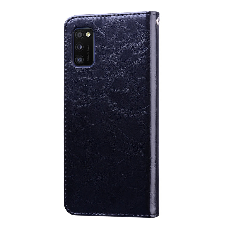Business Style Oil Wax Texture Horizontal Flip Leather Case with Holder & Card Slots & Wallet, For Samsung Galaxy A41, For Xiaomi Redmi Note 9