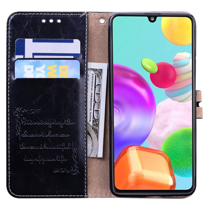 Business Style Oil Wax Texture Horizontal Flip Leather Case with Holder & Card Slots & Wallet, For Samsung Galaxy A41, For Xiaomi Redmi Note 9