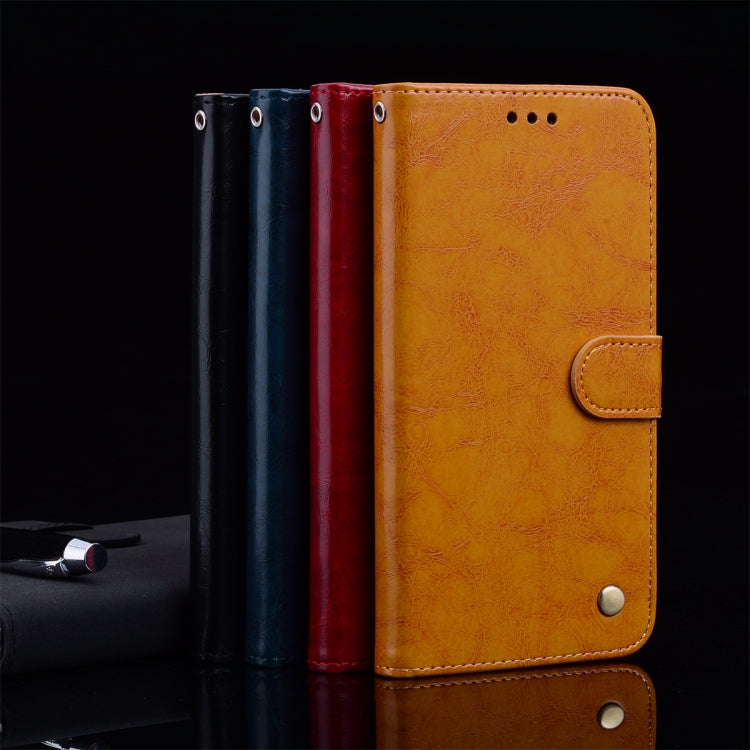 Business Style Oil Wax Texture Horizontal Flip Leather Case with Holder & Card Slots & Wallet, For Samsung Galaxy A41, For Xiaomi Redmi Note 9