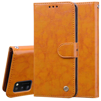 Business Style Oil Wax Texture Horizontal Flip Leather Case with Holder & Card Slots & Wallet, For Samsung Galaxy A41, For Xiaomi Redmi Note 9