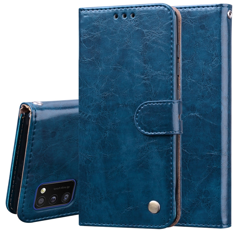 Business Style Oil Wax Texture Horizontal Flip Leather Case with Holder & Card Slots & Wallet, For Samsung Galaxy A41, For Xiaomi Redmi Note 9