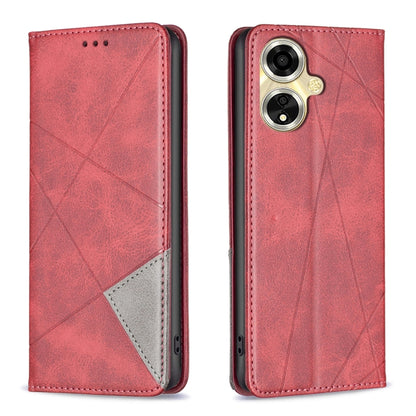 Prismatic Invisible Magnetic Leather Phone Case, For OPPO A78 5G, For OPPO A98 5G, For OPPO A79 5G, For OPPO A59 5G