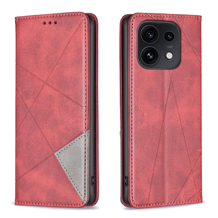 Prismatic Invisible Magnetic Leather Phone Case, For OPPO Reno16 F 5G/Reno16 FS 5G, For OPPO Reno16/Reno16 Pro 5G Global, For OPPO Reno15 F 5G Global, For OPPO A6 5G / A6X 4G / A6X 5G