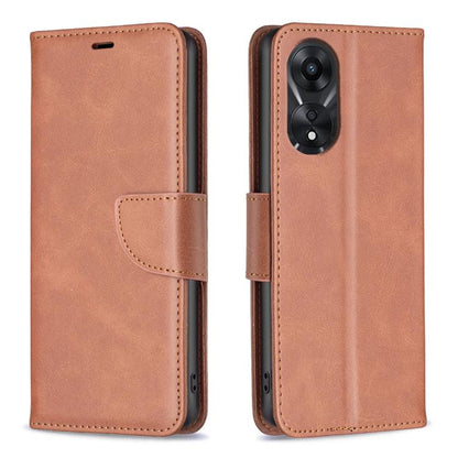 Lambskin Texture Leather Phone Case, For OPPO A78 5G, For OPPO A98 5G, For OPPO A79 5G, For OPPO A59 5G