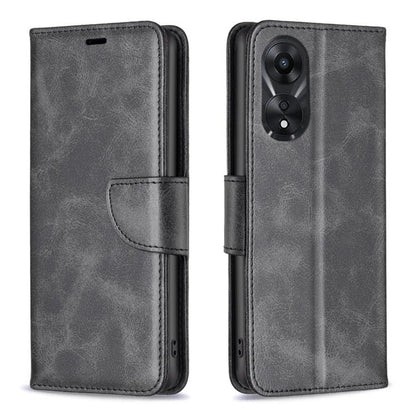 Lambskin Texture Leather Phone Case, For OPPO A78 5G, For OPPO A98 5G, For OPPO A79 5G, For OPPO A59 5G