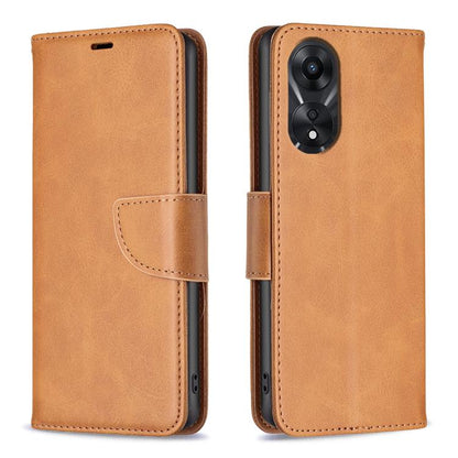 Lambskin Texture Leather Phone Case, For OPPO A78 5G, For OPPO A98 5G, For OPPO A79 5G, For OPPO A59 5G