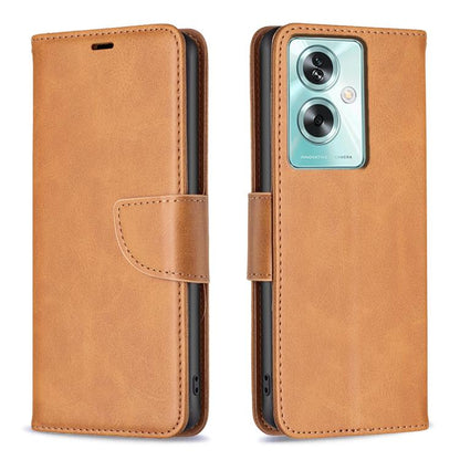 Lambskin Texture Leather Phone Case, For OPPO A78 5G, For OPPO A98 5G, For OPPO A79 5G, For OPPO A59 5G